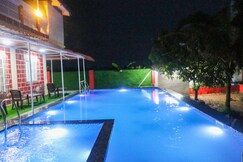 Stayhaven Redstone 3BHK Pvt Pool with Projector Hall