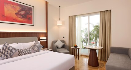 Skywings Sarovar Portico-Mathura Vrindavan, Mathura Room Type - Deluxe Room - 1 King Bed