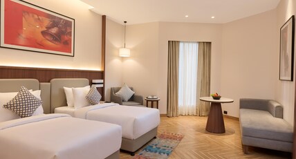 Skywings Sarovar Portico-Mathura Vrindavan, Mathura Room Type - Standard Room - 2 Single Beds Skywings Sarovar Portico-Mathura Vrindavan, Mathura Room Type - Standard Room - 2 Single Beds