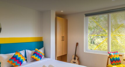 goSTOPS Bengaluru, Indiranagar - Private Rooms & Dorms Room Type - Deluxe Private AC Room with Ensuite Bathroom