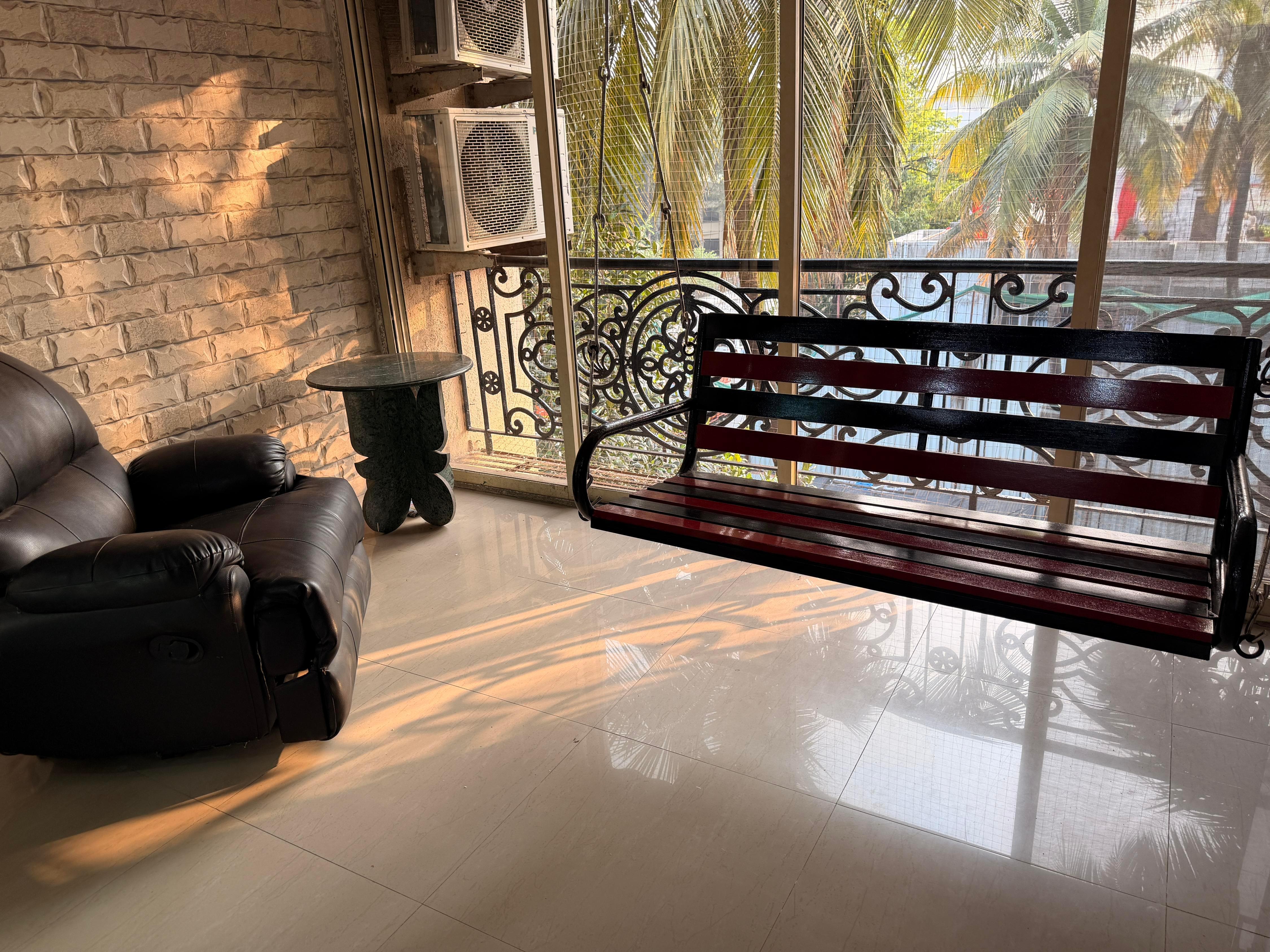 Spacious Sunlit 3BHK Apartment Andheri East - Tap to explore photos