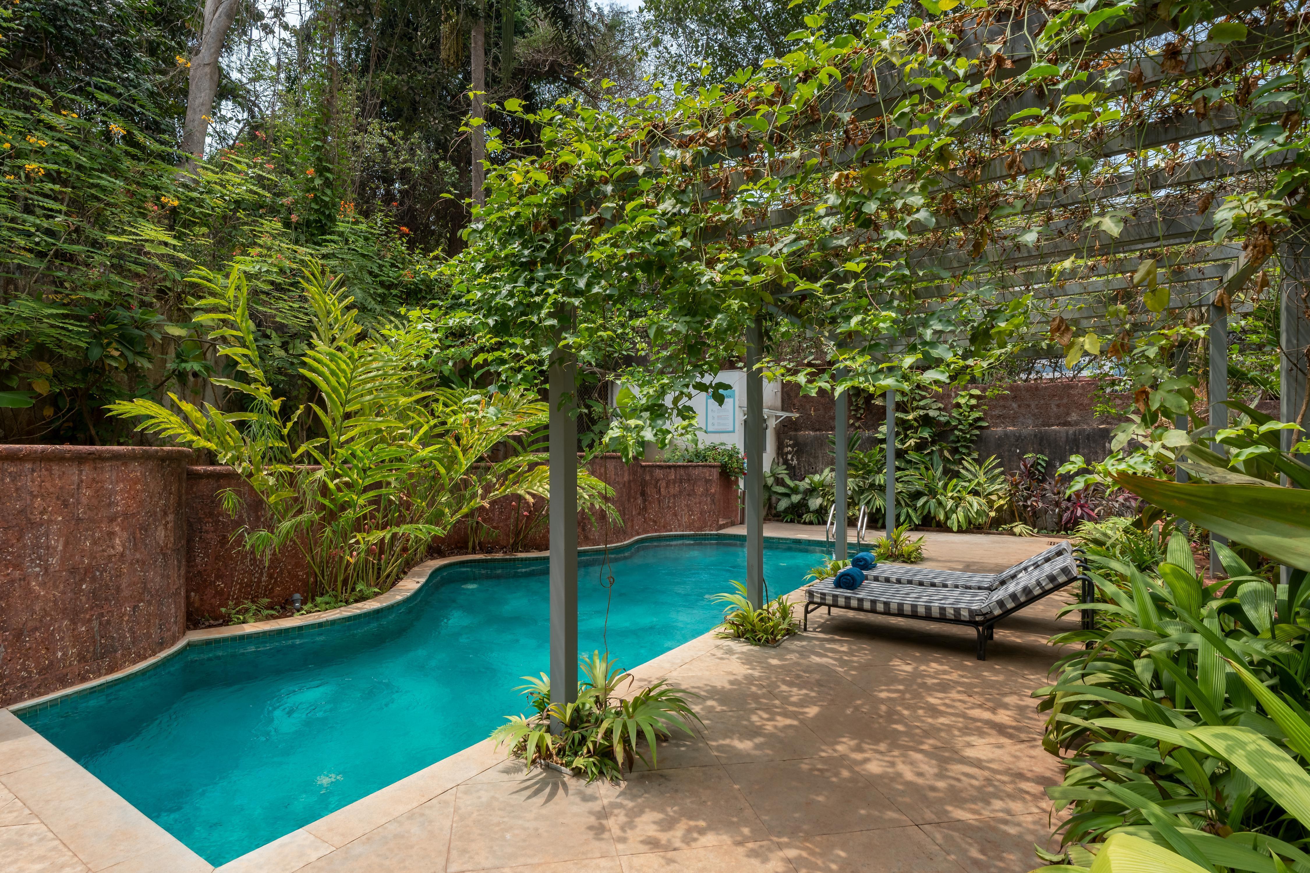El Rosario by The Blue Kite -2BHK with Private Garden & Common Pool 5 mins to Reis Magos Fort (05) - Tap to explore photos