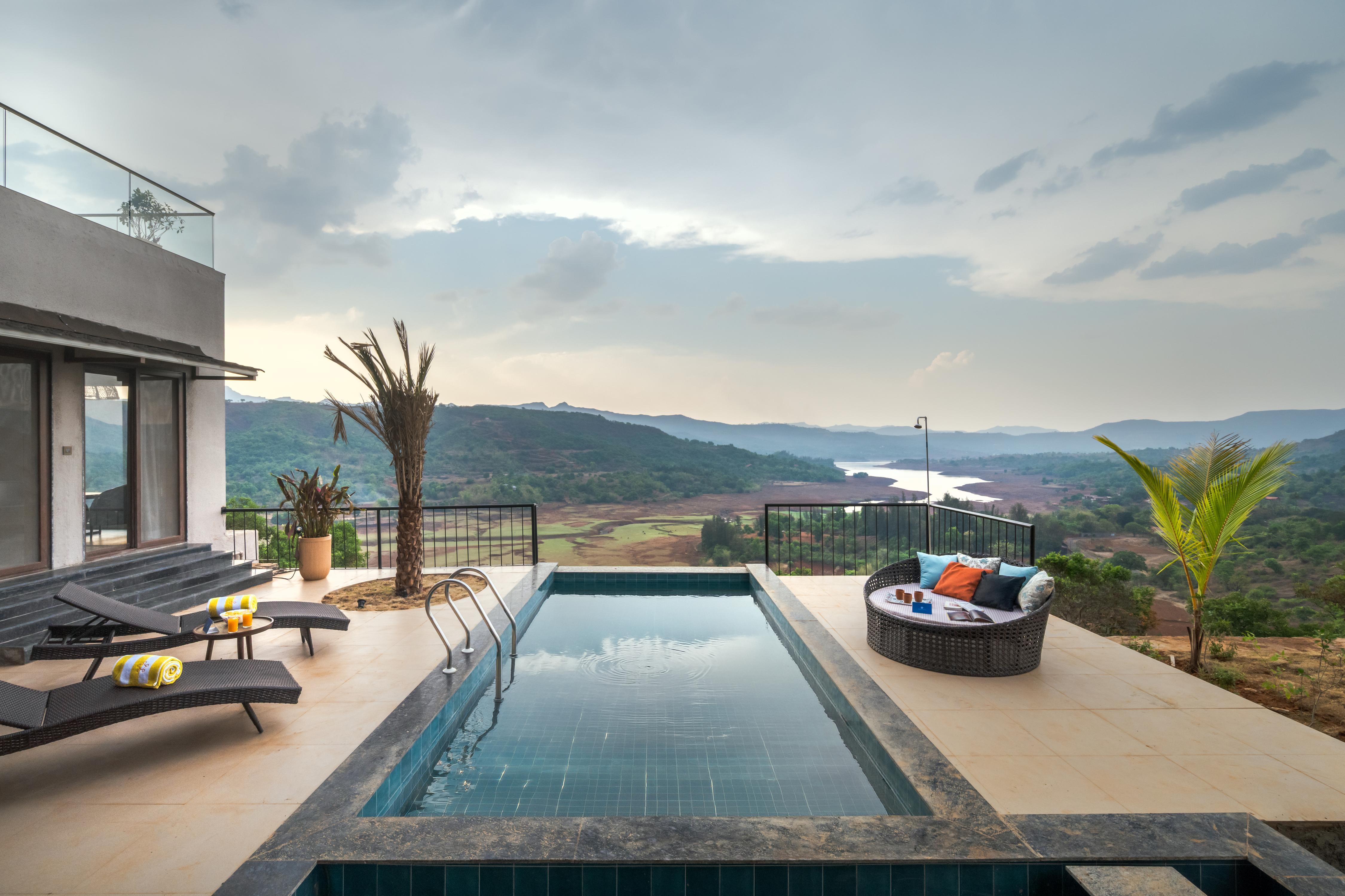SaffronStays Harmony by the Hills - Tap to explore photos