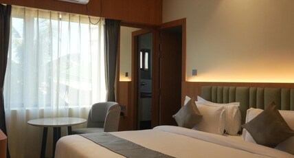 HOTEL RISHIKANYA GRAND Room Type - Deluxe Room with AC & King Size Bed