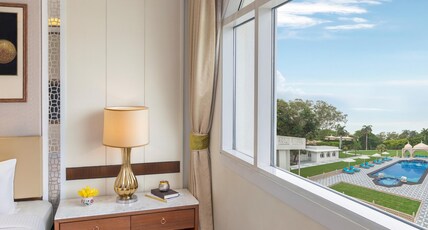 Tajview, Agra - IHCL SeleQtions Room Type - Executive Room Pool View King Bed Tajview, Agra - IHCL SeleQtions Room Type - Executive Room Pool View King Bed