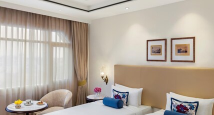 Tajview, Agra - IHCL SeleQtions Room Type - Deluxe Room Twin Bed with Shower Cubical Tajview, Agra - IHCL SeleQtions Room Type - Deluxe Room Twin Bed with Shower Cubical