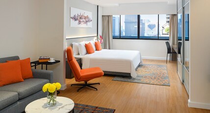 Parkroyal Suites Bangkok Room Type - Studio Premier Suite King - child sharing same bed