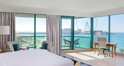 Hilton Dubai Jumeirah Room Type - KING CORNER SEA VIEW SUITE