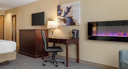 Best Western Plus Fredericton Hotel & Suites Room Type - Suite-1 King Bed, Non-Smoking, Sofabed, Fireplace, Sitting Area, Microwave And Refrigerator, Wi-Fi, Best Western Plus Fredericton Hotel & Suites Room Type - Suite-1 King Bed, Non-Smoking, Sofabed, Fireplace, Sitting Area, Microwave And Refrigerator, Wi-Fi,