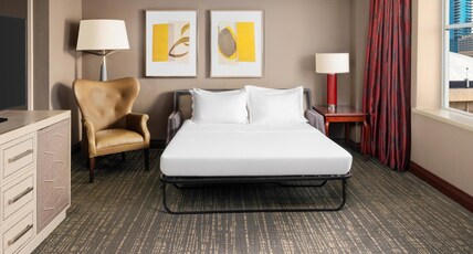Hilton Downtown Fort Worth Room Type - 2 DOUBLE WITH SOFA BED