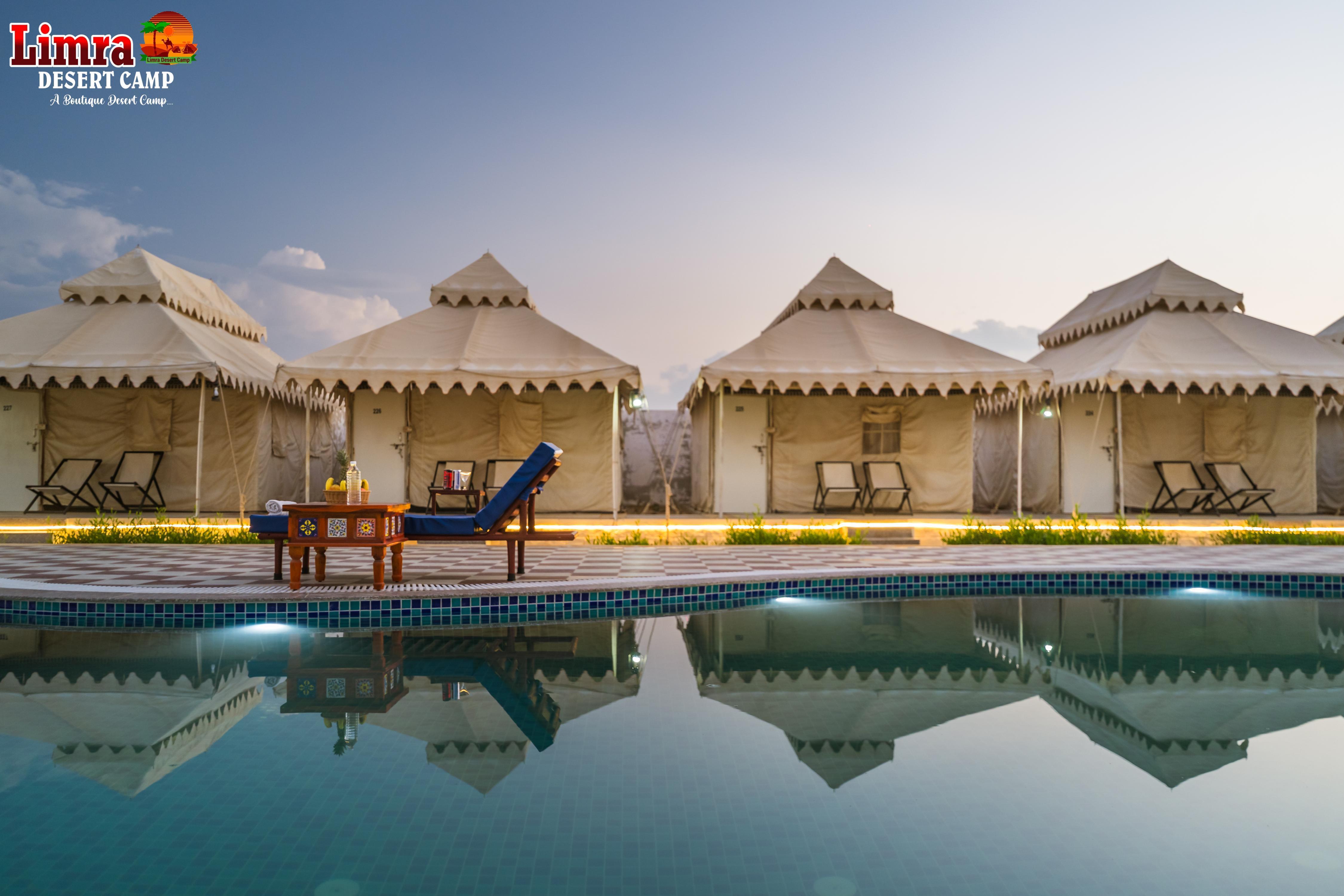 Limra Desert Camp with Swimming Pool - Tap to explore photos