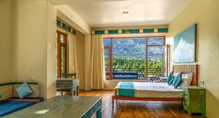 Leela Cottages | Mountain-facing Rooms Room Type - Deluxe Room with mountain view