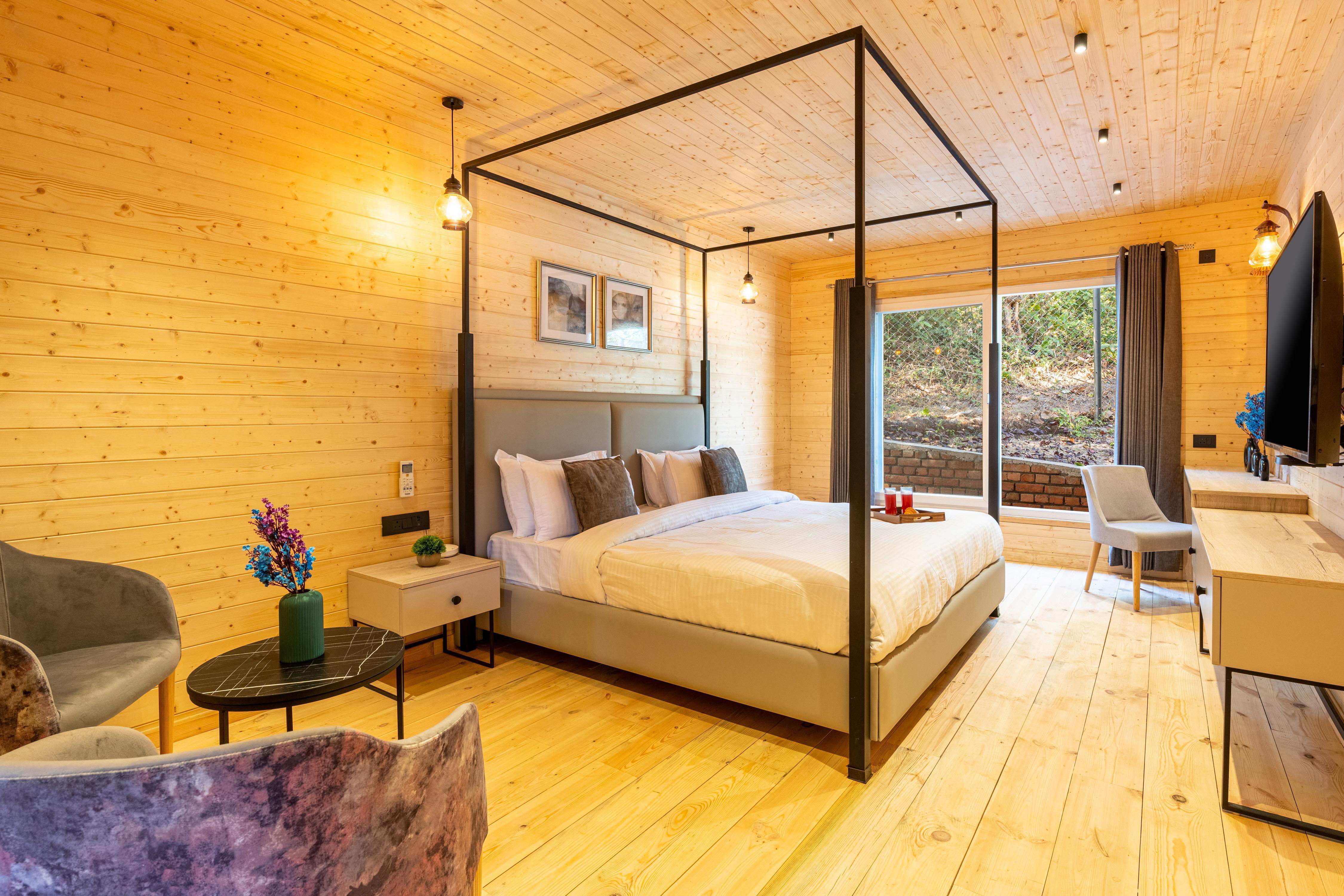SaffronStays The Woods Pine Villa - Tap to explore photos