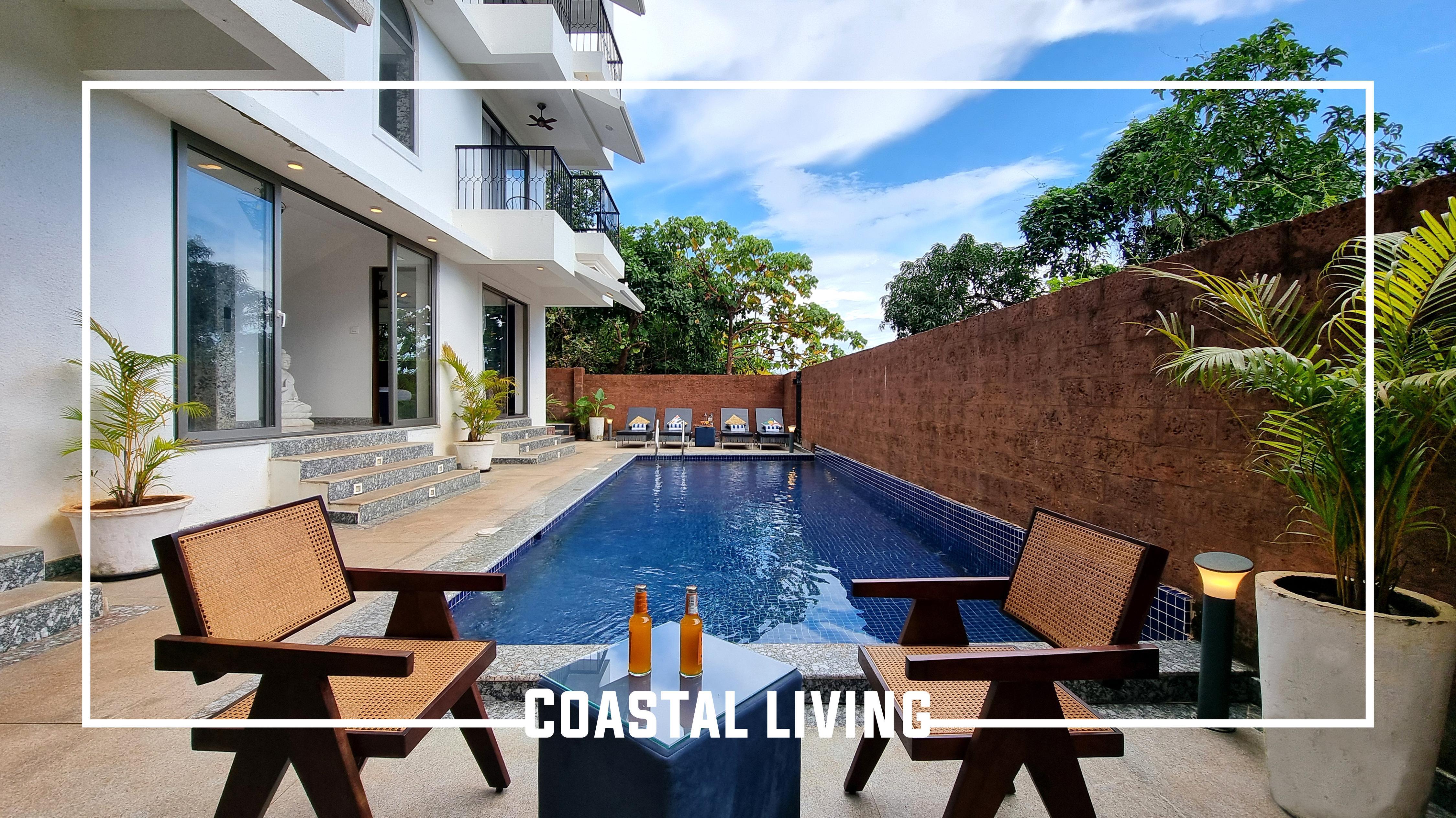 Coastal Living - 10BHK Super Luxury Private Pool Villa | Baga | North Goa - Tap to explore photos