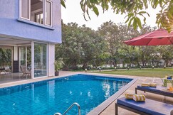 SaffronStays Indigo House