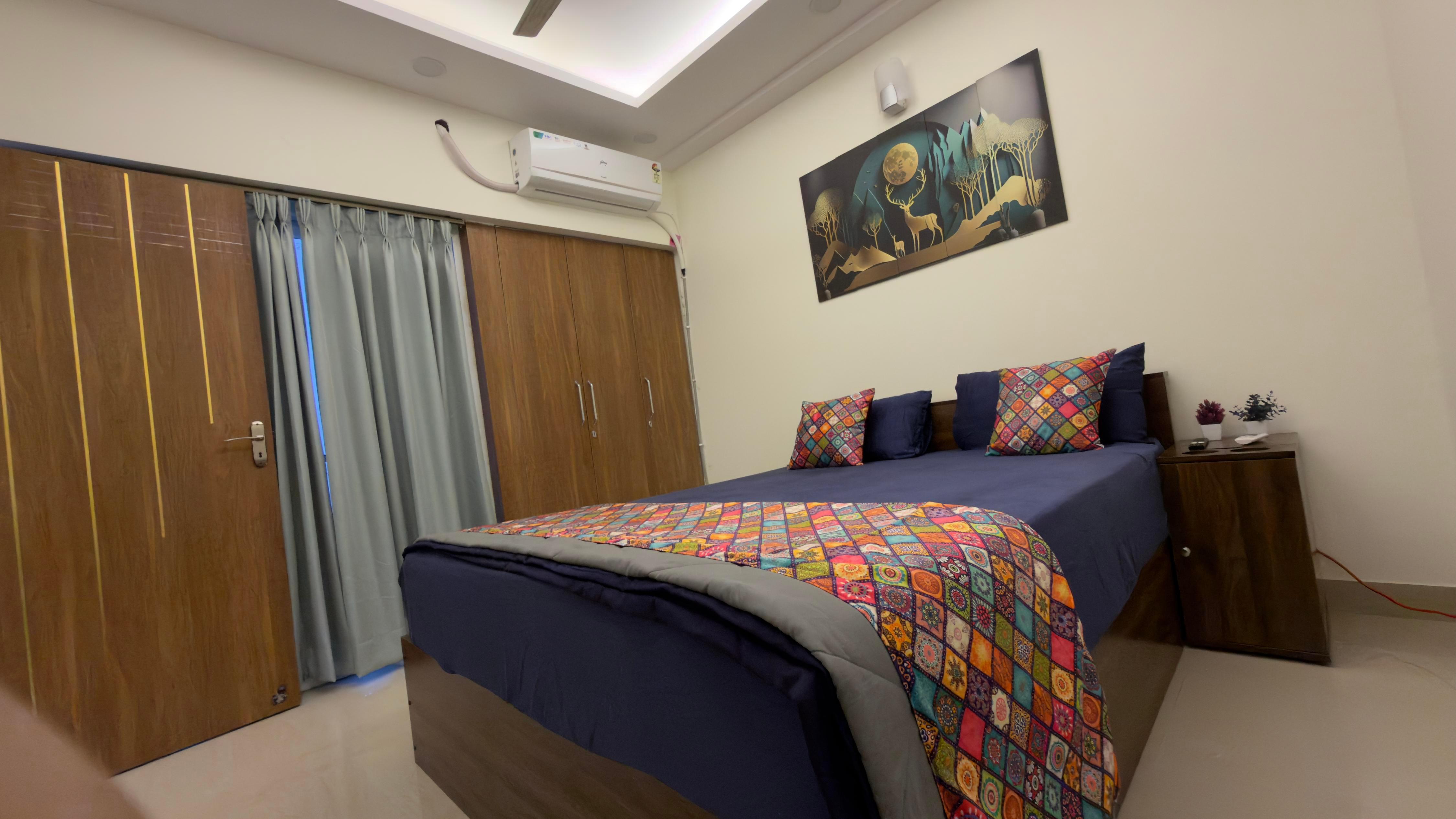 Spacious 1BHK | Workstation | 2 Balconies - Tap to explore photos