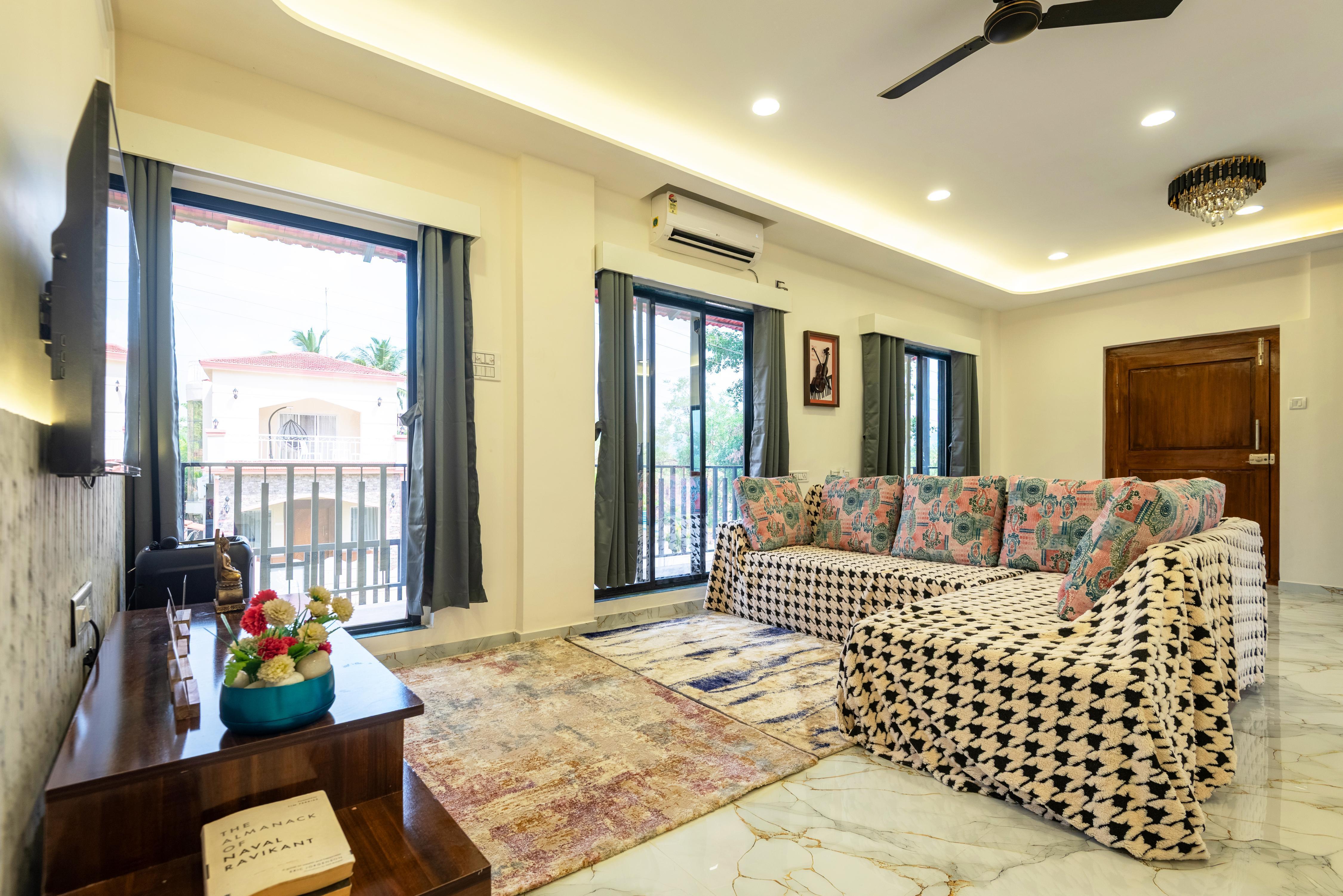 Alaya Stays Ansh 4 BHK Villa with Pvt Pool & Lawn - Tap to explore photos