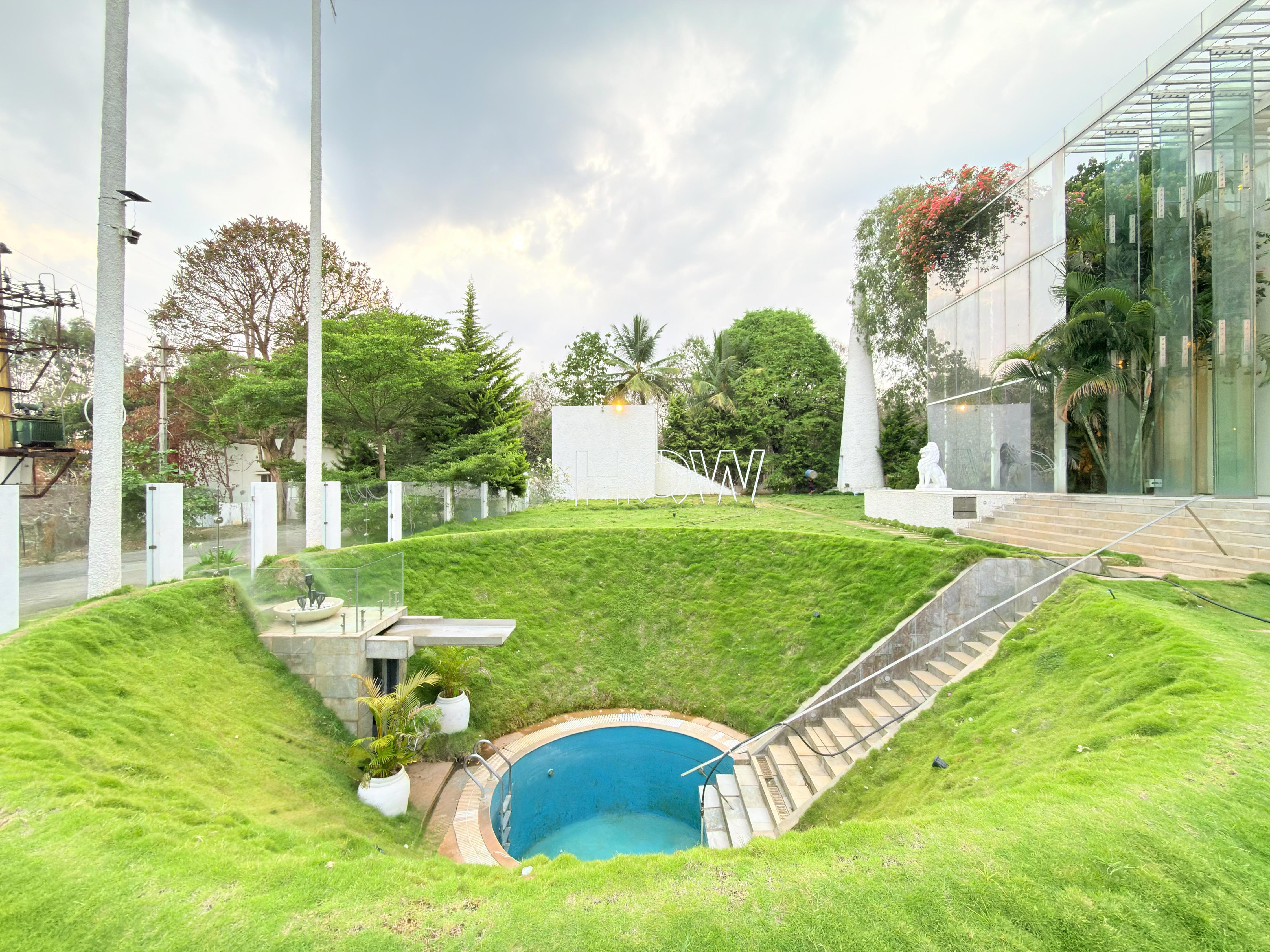The Crystal Hall 6BHK Spacez Glass Villa with Sunken Pool - Tap to explore photos